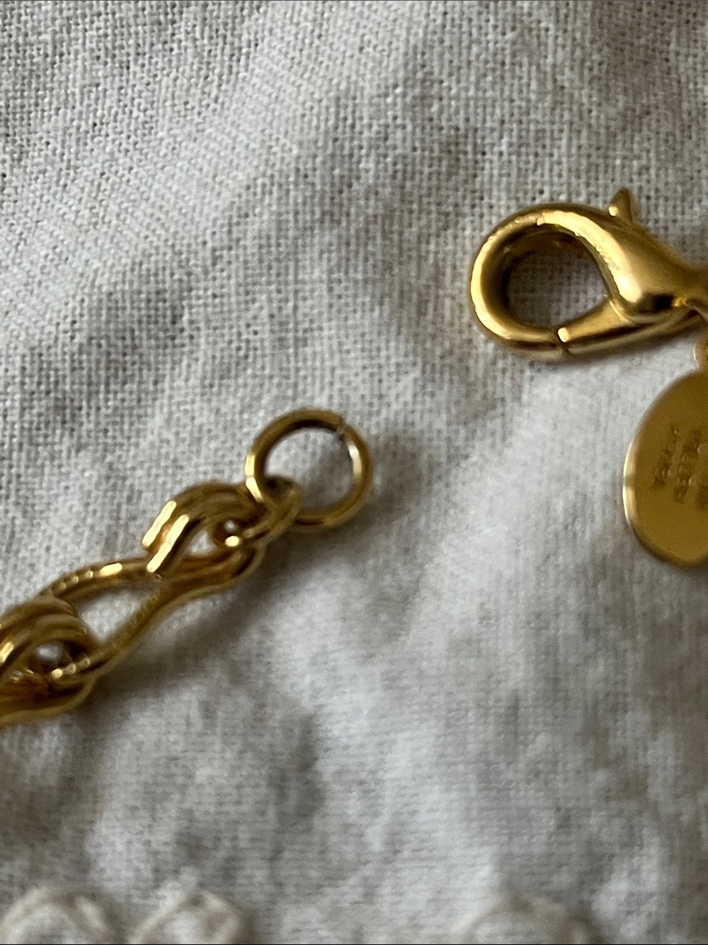 Nolan Miller charm bracelet with orchid charms - Picture 9 of 12